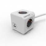 DesignNest PowerCube Original 10436 разклонител USB A+C с кабел 1,5 м, 4 гнезда