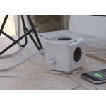 DesignNest PowerCube Original 10436 разклонител USB A+C с кабел 1,5 м, 4 гнезда