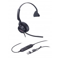Yealink UH46 Dual UC USB-C/A жични слушалки