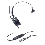 Yealink UH46 Mono Teams USB-C/A жична слушалка Yealink UH46 Mono Teams USB-C/A жична слушалка