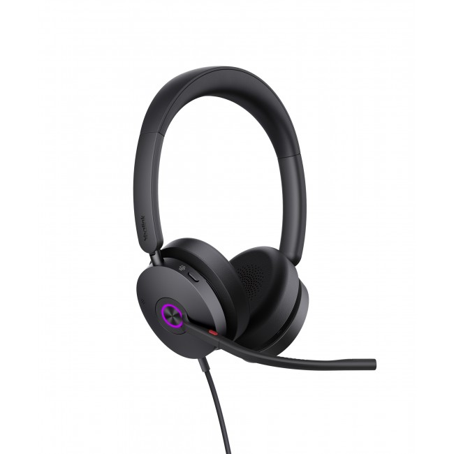 Yealink UH48 Dual UC USB-C/A жични слушалки с Hybrid ANC