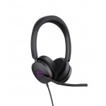 Yealink UH48 Dual Teams USB-C/A – жични on-ear слушалки с Hybrid ANC за Microsoft Teams