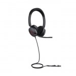 Yealink UH48 Dual Teams USB-C/A – жични on-ear слушалки с Hybrid ANC за Microsoft Teams