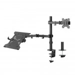 ACT AC8305 ергономична стойка за 1 монитор до 34″ с поставка за лаптоп до 15,6″ ACT AC8305 ергономична стойка за 1 монитор до 34″ с поставка за лаптоп до 15,6″