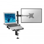 ACT AC8305 ергономична стойка за 1 монитор до 34″ с поставка за лаптоп до 15,6″ ACT AC8305 ергономична стойка за 1 монитор до 34″ с поставка за лаптоп до 15,6″
