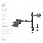 ACT AC8305 ергономична стойка за 1 монитор до 34″ с поставка за лаптоп до 15,6″ ACT AC8305 ергономична стойка за 1 монитор до 34″ с поставка за лаптоп до 15,6″