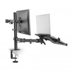 ACT AC8305 ергономична стойка за 1 монитор до 34″ с поставка за лаптоп до 15,6″ ACT AC8305 ергономична стойка за 1 монитор до 34″ с поставка за лаптоп до 15,6″