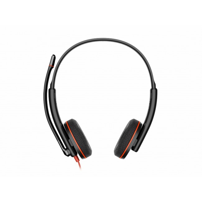 Poly Blackwire C3220 USB-C стерео слушалки с микрофон, черни