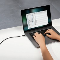 Baseus CAWJ040001 Tungsten Gold USB-C към USB-C кабел 240W, 1 м