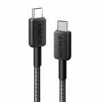Anker 322 Кабел USB-C към USB-C, 0.9 м, черен Anker 322 Кабел USB-C към USB-C, 0.9 м, черен