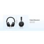 Anker soundcore Space One безжични слушалки с адаптивно активно шумопотискане, черни Anker soundcore Space One безжични слушалки с адаптивно активно шумопотискане, черни