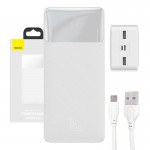Baseus Bipow Digital Display PPDML-K02 външна батерия 30000 mAh, 15 W – White Baseus Bipow Digital Display PPDML-K02 външна батерия 30000 mAh, 15 W – White
