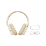 Baseus Bowie H1i безжични Over-Ear слушалки с ANC, USB-C, Bluetooth, бели Baseus Bowie H1i безжични Over-Ear слушалки с ANC, USB-C, Bluetooth, бели