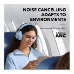 Anker soundcore Space One A3035G31 безжични слушалки с адаптивно активно шумопотискане, Sky Blue Anker soundcore Space One A3035G31 безжични слушалки с адаптивно активно шумопотискане, Sky Blue