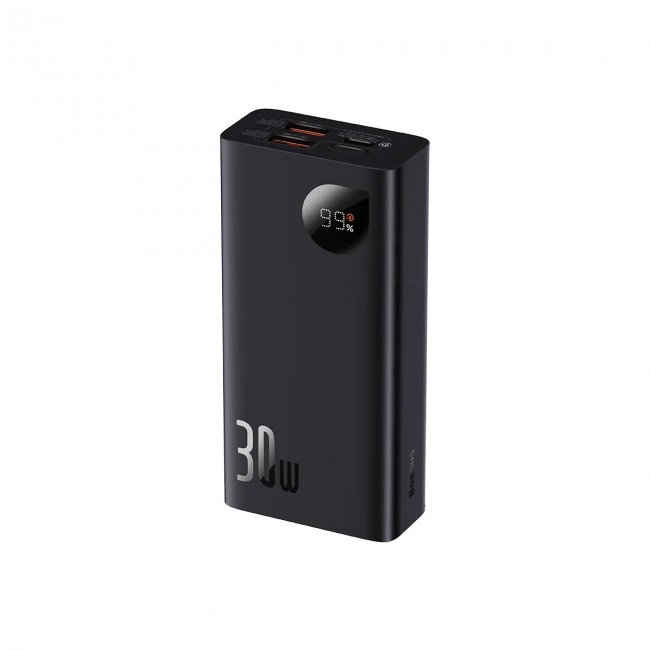 Baseus Adaman2 Външна батерия 10000mAh, 30W – Black Baseus Adaman2 Външна батерия 10000mAh, 30W – Black
