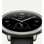Amazfit Active 2 Premium смарт часовник, 44 мм, 1,32″ AMOLED, кожена каишка, черен