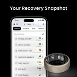 Amazfit Helio Ring смарт пръстен, титан, размер 8 Amazfit Helio Ring смарт пръстен, титан, размер 8