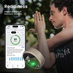 Amazfit Helio Ring смарт пръстен, титан, размер 8 Amazfit Helio Ring смарт пръстен, титан, размер 8