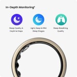 Amazfit Helio Ring смарт пръстен, Titanium, размер 12 Amazfit Helio Ring смарт пръстен, Titanium, размер 12