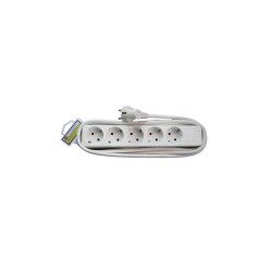 ETC 115-0511 електрически разклонител с детска защита, 5 гнезда, 10 м