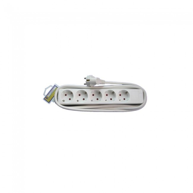 ETC 115-0511 електрически разклонител с детска защита, 5 гнезда, 10 м