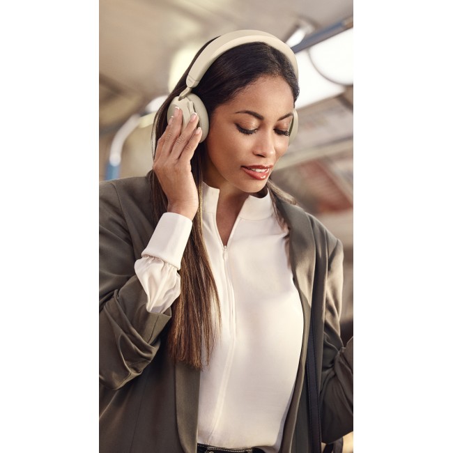 Jabra EVOLVE2 75 Link390c UC безжични слушалки с микрофон, бежови Jabra EVOLVE2 75 Link390c UC безжични слушалки с микрофон, бежови