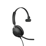 Jabra EVOLVE2 40 SE жична моно слушалка USB-C/A UC, черна Jabra EVOLVE2 40 SE жична моно слушалка USB-C/A UC, черна