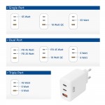 ACT AC2170 зарядно с Power Delivery PPS, GaNFast и QuickCharge, 65 W, 3 порта USB-C/USB-A ACT AC2170 зарядно с Power Delivery PPS, GaNFast и QuickCharge, 65 W, 3 порта USB-C/USB-A