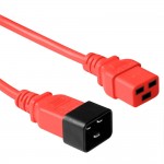 ACT Powercord C19 – C20 AK5090 захранващ кабел, червен, 1.8 m ACT Powercord C19 – C20 AK5090 захранващ кабел, червен, 1.8 m