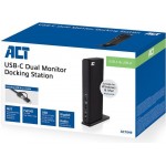 ACT AC7049 универсална докинг станция USB-C/USB-A за два HDMI монитора с DisplayLink ACT AC7049 универсална докинг станция USB-C/USB-A за два HDMI монитора с DisplayLink
