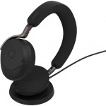 Jabra Evolve3 75 MS безжични on-ear слушалки с Link 390a, USB-A, черни Jabra Evolve3 75 MS безжични on-ear слушалки с Link 390a, USB-A, черни