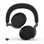 Jabra Evolve3 75 UC, Link 390c, безжична зарядна подложка (WLC), черни Jabra Evolve3 75 UC, Link 390c, безжична зарядна подложка (WLC), черни