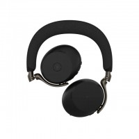Jabra Evolve3 75 MS безжични on-ear слушалки, Link 390a, безжична зарядна подложка, черни