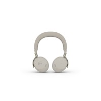 Jabra Evolve3 75 MS безжични on-ear слушалки с Link 390c, USB-C, Warm Grey