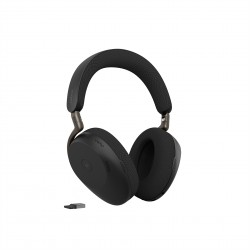 Jabra Evolve3 85 MS безжични over-ear слушалки с Link 390A, USB-A, черни