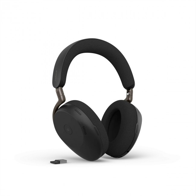Jabra Evolve3 85 UC Link390a безжични over-ear слушалки, USB-A, черни Jabra Evolve3 85 UC Link390a безжични over-ear слушалки, USB-A, черни