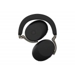 Jabra Evolve3 85 MS, Link390a, USB-A, WLC, черни безжични over-ear слушалки