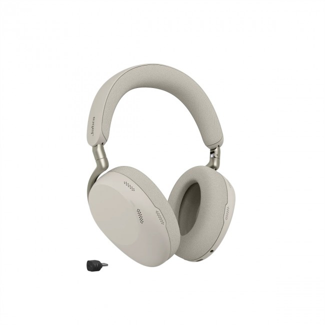 Jabra Evolve3 85 UC безжични over-ear слушалки с Link390c, USB-C, топлосиви