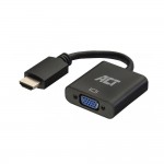 ACT AC7535 HDMI към VGA адаптер с аудио, 0.25 м, 1920×1200, 1080p ACT AC7535 HDMI към VGA адаптер с аудио, 0.25 м, 1920×1200, 1080p