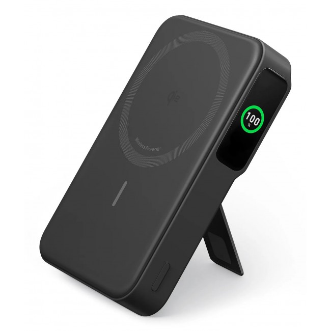Anker MagGo Power Bank (10K) A1654G11, 10000 mAh, Qi2 15W, USB-C PD 27W, черна Anker MagGo Power Bank (10K) A1654G11, 10000 mAh, Qi2 15W, USB-C PD 27W, черна