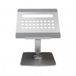 Ewent EW1269 алуминиева стойка за лаптоп със 7-в-1 USB-C докинг станция и 360° въртене