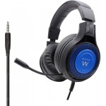 Ewent PL3322 геймърски слушалки за PC и конзоли с микрофон, 50 mm драйвери и 3,5 mm жак