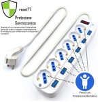 Ewent EW3932-3M разклонител с 6 Schuko контакта, индивидуални превключватели, защита от пренапрежение и 3 м кабел Ewent EW3932-3M разклонител с 6 Schuko контакта, индивидуални превключватели, защита от пренапрежение и 3 м кабел