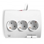 Ewent EW3935 настолен разклонител с 5 гнезда, 2 USB-A порта и ON/OFF бутон Ewent EW3935 настолен разклонител с 5 гнезда, 2 USB-A порта и ON/OFF бутон