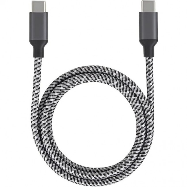 Ewent EC1072 USB4 Gen3 USB-C кабел 240W / 40Gbps / 8K, текстилен, черен, 2 м Ewent EC1072 USB4 Gen3 USB-C кабел 240W / 40Gbps / 8K, текстилен, черен, 2 м