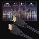 Ewent EC1322 Ultra High Speed HDMI 2.1 кабел с Ethernet, 3 m, 8K@60Hz, HDR Ewent EC1322 Ultra High Speed HDMI 2.1 кабел с Ethernet, 3 m, 8K@60Hz, HDR