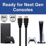 Ewent EC1322 Ultra High Speed HDMI 2.1 кабел с Ethernet, 3 m, 8K@60Hz, HDR Ewent EC1322 Ultra High Speed HDMI 2.1 кабел с Ethernet, 3 m, 8K@60Hz, HDR