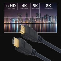 Ewent EC1321 Ultra High Speed HDMI 2.1 кабел с Ethernet, 1,8 m, 8K при 60 Hz, HDR
