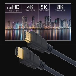 Ewent EC1321 Ultra High Speed HDMI 2.1 кабел с Ethernet, 1,8 m, 8K при 60 Hz, HDR
