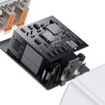 Baseus Compact Quick CCXJ-E02 мрежово зарядно устройство с 2×USB-A и USB-C, 30W, бяло Baseus Compact Quick CCXJ-E02 мрежово зарядно устройство с 2×USB-A и USB-C, 30W, бяло